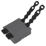 Maxbell 3x2Pcs System Malice Clips Strap Buckle Nylon Magazine Pouch Accessory black