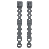 Maxbell 4x2Pcs System Malice Clips Strap Buckle Nylon Magazine Pouch Accessory gray