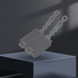 Maxbell 4x2Pcs System Malice Clips Strap Buckle Nylon Magazine Pouch Accessory gray