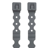 Maxbell 4x2Pcs System Malice Clips Strap Buckle Nylon Magazine Pouch Accessory gray
