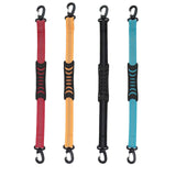 Maxbell 2xPortable Skating Shoes Carrier Strap with End Hooks Belt Ski Boot Strap Black