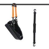 Maxbell 3xPortable Skating Shoes Carrier Strap with End Hooks Belt Ski Boot Strap Black
