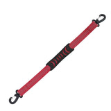 Maxbell 2xPortable Skating Shoes Carrier Strap with End Hooks Belt Ski Boot Strap Red
