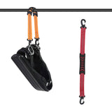 Maxbell 3xPortable Skating Shoes Carrier Strap with End Hooks Belt Ski Boot Strap Red