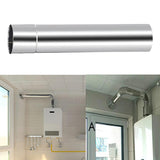 Maxbell 2x20inch Flue Extension Tube Chimney Hiking Water Heater Burner Stove Pipes 8cmx50cm