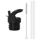 Maxbell 3xStraw Lid Accessories Insulated Simple Flip Cleaning Brushes Handle