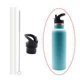 Maxbell 4xStraw Lid Accessories Insulated Simple Flip Cleaning Brushes Handle