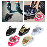 Maxbell 2xInline Roller Skate Spider Buckle Mounting for Skiing Ice Skates Accessories black