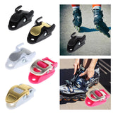 Maxbell 2xInline Roller Skate Spider Buckle Mounting for Skiing Ice Skates Accessories black