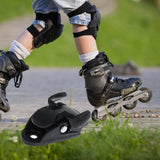 Maxbell 4xInline Roller Skate Spider Buckle Mounting for Skiing Ice Skates Accessories black