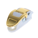 Maxbell 2xInline Roller Skate Spider Buckle Mounting for Skiing Ice Skates Accessories white aureate