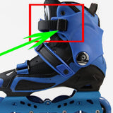 Maxbell 2xDurable Roller Skates Strap Buckle Skates Strap Clasp Repair Accessories Style A Black