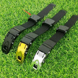 Maxbell 2xDurable Roller Skates Strap Buckle Skates Strap Clasp Repair Accessories Style A Black