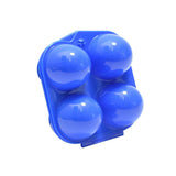 Maxbell 4xEgg Case 4 Grids Egg Storage Box Outdoor Egg Box for Hiking BBQ