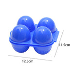 Maxbell 3xEgg Case 4 Grids Egg Storage Box Outdoor Egg Box for Hiking BBQ
