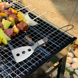 Maxbell 2xCamping Cooking Spatula Stainless Steel Folding Spatula for Outdoor Hiking