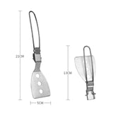 Maxbell 3xCamping Cooking Spatula Stainless Steel Folding Spatula for Outdoor Hiking