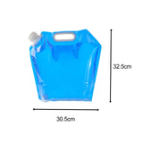 Maxbell 2xWater Storage Jugs Water Bucket Water Carrier Folding Water Container Bag 5L 32.5cmx30.5CM
