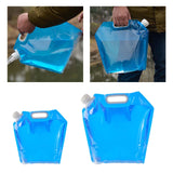 Maxbell 2xWater Storage Jugs Water Bucket Water Carrier Folding Water Container Bag 5L 32.5cmx30.5CM