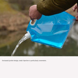 Maxbell 3xWater Storage Jugs Water Bucket Water Carrier Folding Water Container Bag 5L 32.5cmx30.5CM