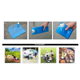 Maxbell 2xWater Storage Jugs Water Bucket Water Carrier Folding Water Container Bag 5L 32.5cmx30.5CM