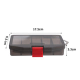 Maxbell 4xFishing Tackle Box Portable Fishing Storage Box Fishing Tools Box Waterproof M