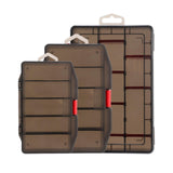 Maxbell 2xFishing Tackle Box Portable Fishing Storage Box Fishing Tools Box Waterproof M