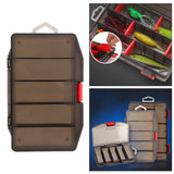 Maxbell 4xFishing Tackle Box Portable Fishing Storage Box Fishing Tools Box Waterproof M