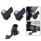 Maxbell 4xWalking Stick Lock Walking Pole Flip Lock Black for Snowshoeing Hiking 14 Oblique Caliber