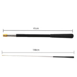 Maxbell 2xRetractable Fishing Rod Pole Stainless Steel Easily Install Sturdy tool