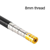 Maxbell 2xRetractable Fishing Rod Pole Stainless Steel Easily Install Sturdy tool