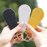 Maxbell 5xMagnetic Hat Clip Portable Travel Hat Clip for Wide Brim Hats Women Backpack 10x4cm Black