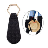 Maxbell 6xMagnetic Hat Clip Portable Travel Hat Clip for Wide Brim Hats Women Backpack 10x4cm Black