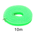 Maxbell 2xClothesline Stretchy Portable Laundry Cord for Garden Camping Accessories RV green 1000cm