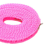 Maxbell 4xClothesline Stretchy Portable Laundry Cord for Garden Camping Accessories RV pink 800cm