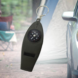 Maxbell 4xWhistle compass Multifunctional Whistle for Fishing Emergency Hiking