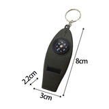 Maxbell 2xWhistle compass Multifunctional Whistle for Fishing Emergency Hiking