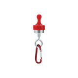 Maxbell 3xMagnetic Hooks Heavy Duty Camping Strong Magnetic Tent Light Hook for Garden Red