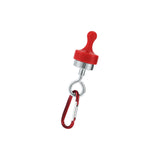 Maxbell 3xMagnetic Hooks Heavy Duty Camping Strong Magnetic Tent Light Hook for Garden Red