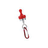 Maxbell 3xMagnetic Hooks Heavy Duty Camping Strong Magnetic Tent Light Hook for Garden Red