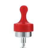 Maxbell 4xMagnetic Hooks Heavy Duty Camping Strong Magnetic Tent Light Hook for Garden Red