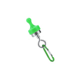 Maxbell 4xMagnetic Hooks Heavy Duty Camping Strong Magnetic Tent Light Hook for Garden Green