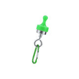 Maxbell 2xMagnetic Hooks Heavy Duty Camping Strong Magnetic Tent Light Hook for Garden Green