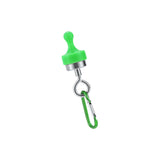Maxbell 4xMagnetic Hooks Heavy Duty Camping Strong Magnetic Tent Light Hook for Garden Green