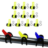 Maxbell 2x10x Fishing Hooks Keeper Hook Keeper for Lures Mini Fishing Rod Hook Keepers green