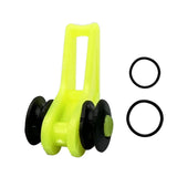 Maxbell 2x10x Fishing Hooks Keeper Hook Keeper for Lures Mini Fishing Rod Hook Keepers green
