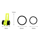 Maxbell 4x10x Fishing Hooks Keeper Hook Keeper for Lures Mini Fishing Rod Hook Keepers green