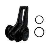 Maxbell 3x10x Fishing Hooks Keeper Hook Keeper for Lures Mini Fishing Rod Hook Keepers black
