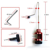 Maxbell 3xFishing Hook Remover Removal Tool Portable Line Knot Picker Unhooking Device Red