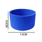 Maxbell 2xWater Bottle Bottom Sleeve Practical Scratch Resistant Durable Silicone Boot Blue